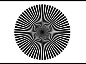 optická iluze kruh