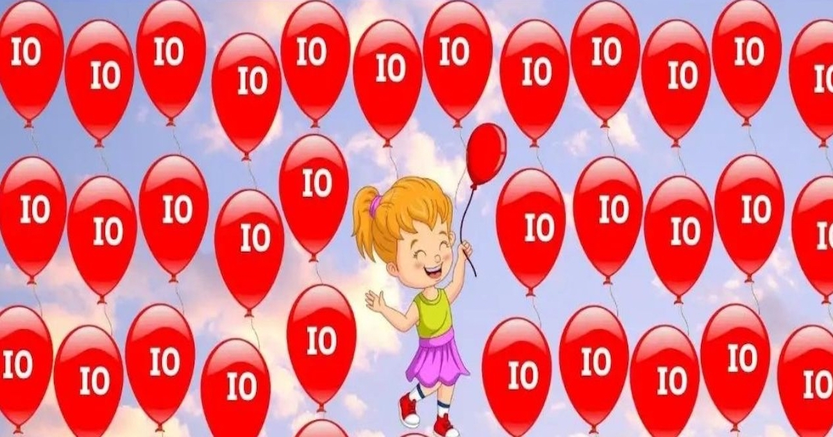 Najděte balonek s číslem 10