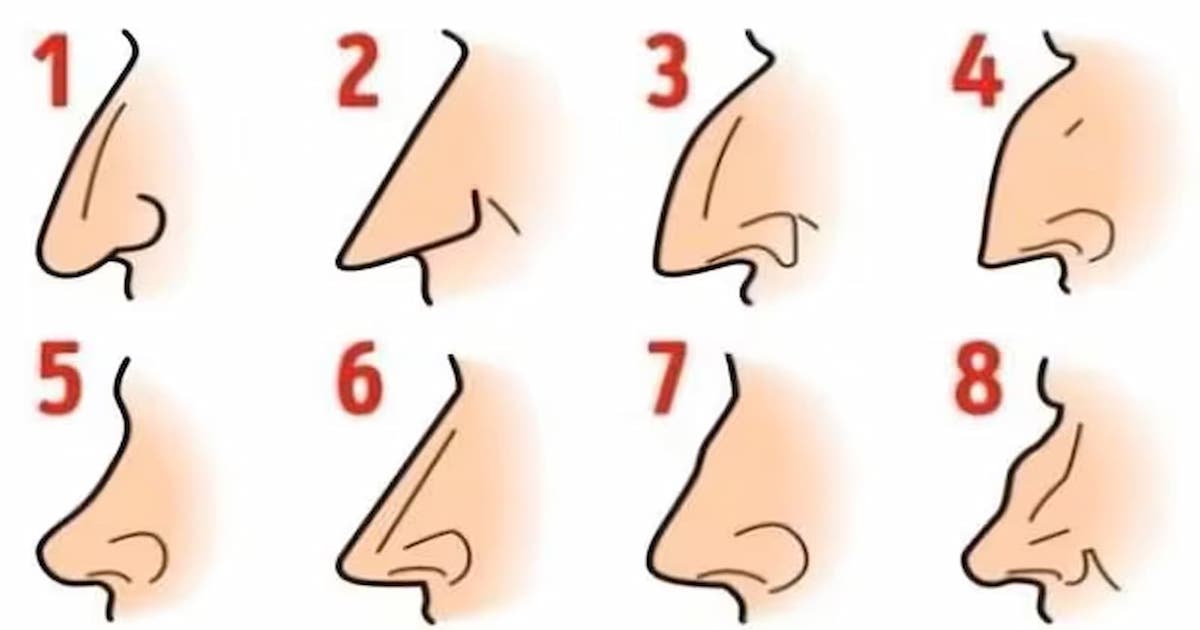 Test tvar nosu